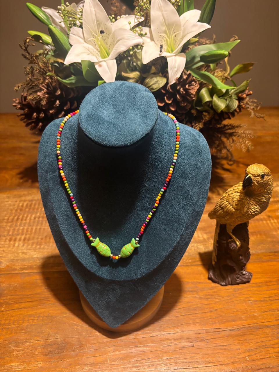 Colar Tropical Verde