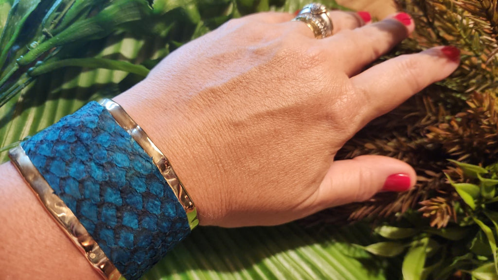 Bracelete Escama Tilápia