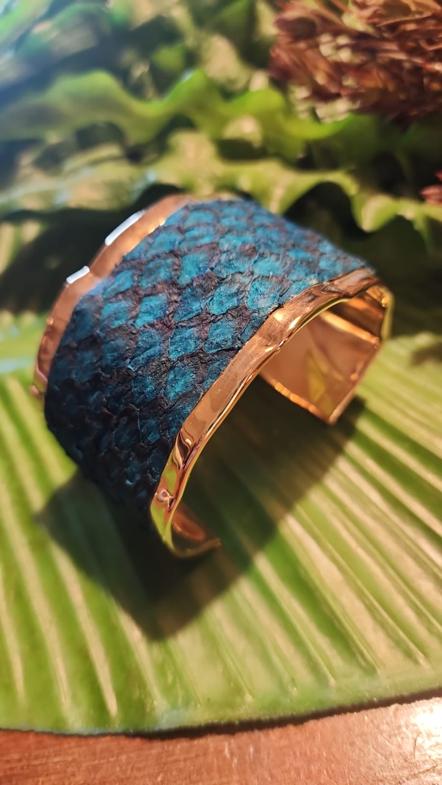 Bracelete Escama Tilápia