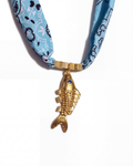 Colar Peixe Bandana Azul