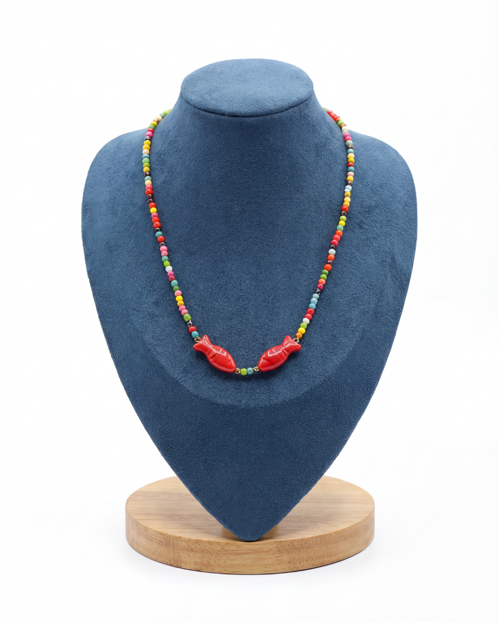 Colar Tropical Vermelho
