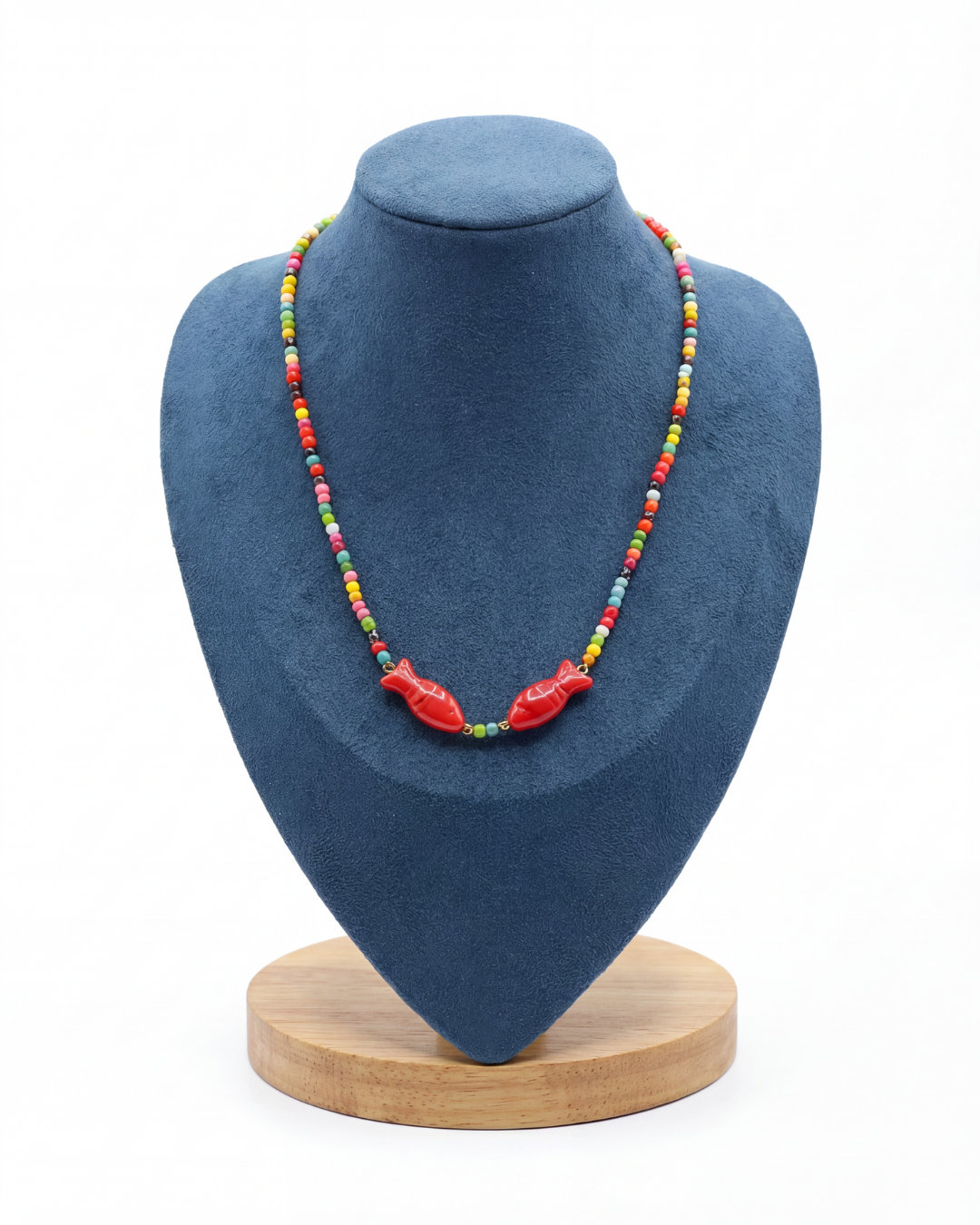 Colar Tropical Vermelho