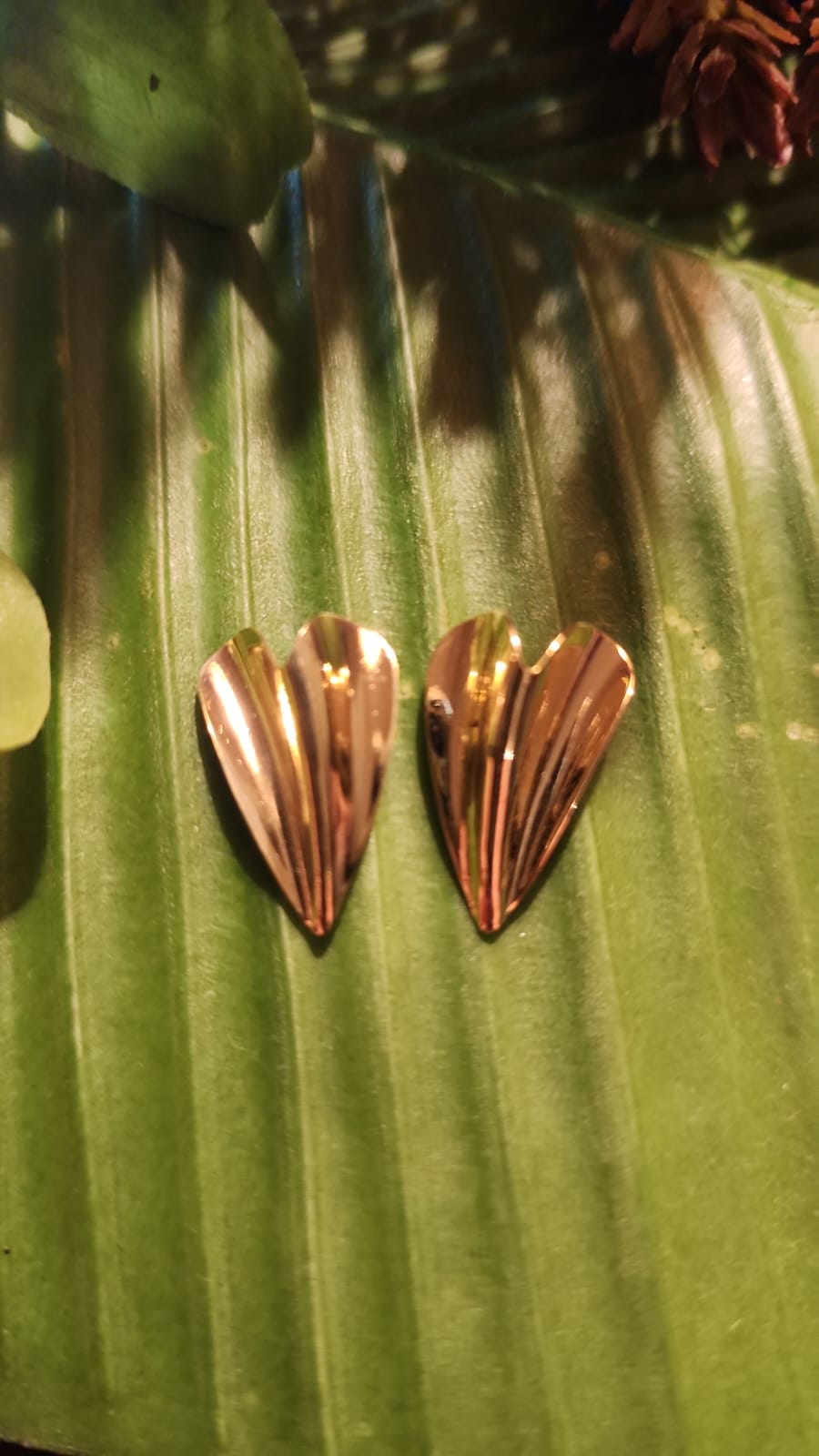 Brinco Coração Dourado