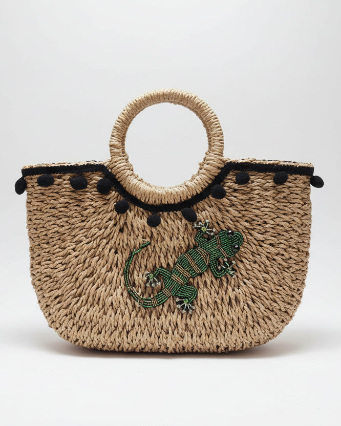 Bolsa rambla dourada