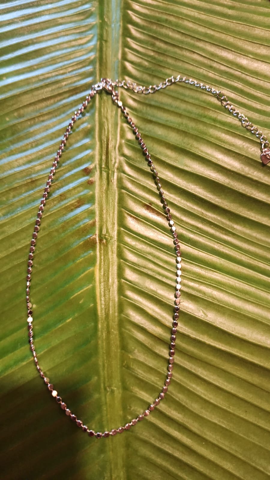 Colar Bolinhas Prateado